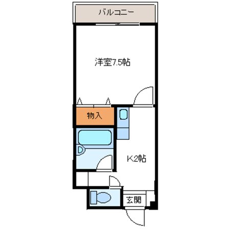 エトワールNAKAYAMAⅦの物件間取画像